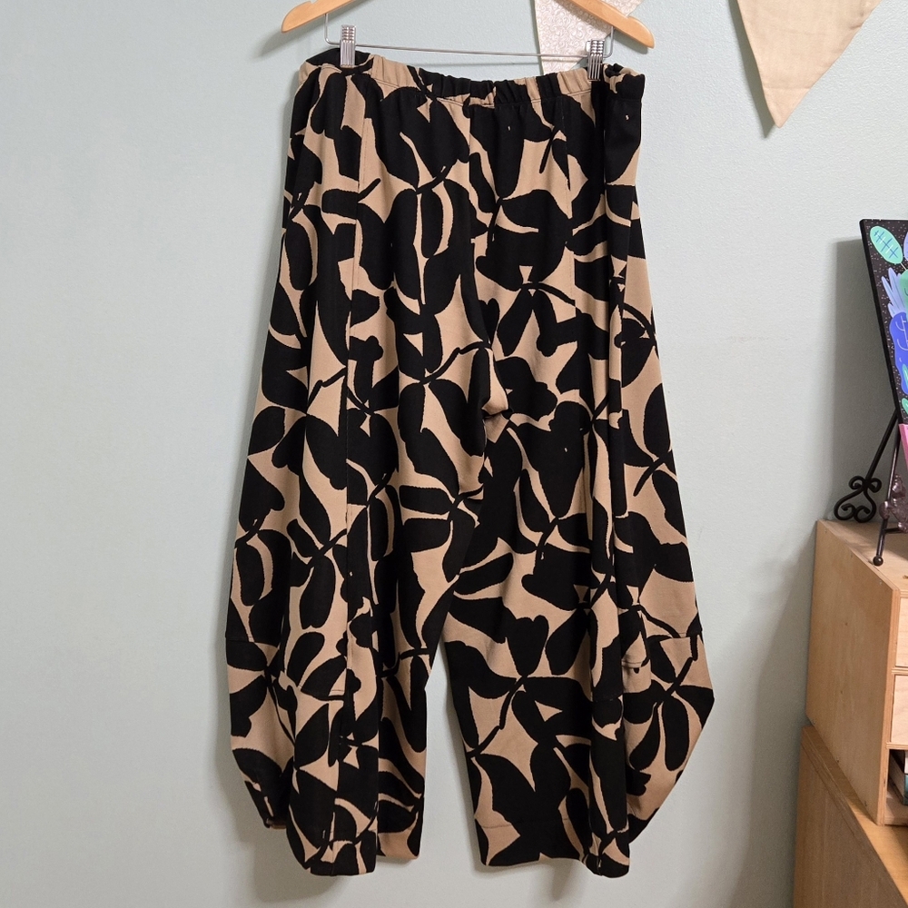 NWT Alembika Jenny Jacquard Punto Pants, Blackout Size 7 (US 18-20) - Picture 3 of 9